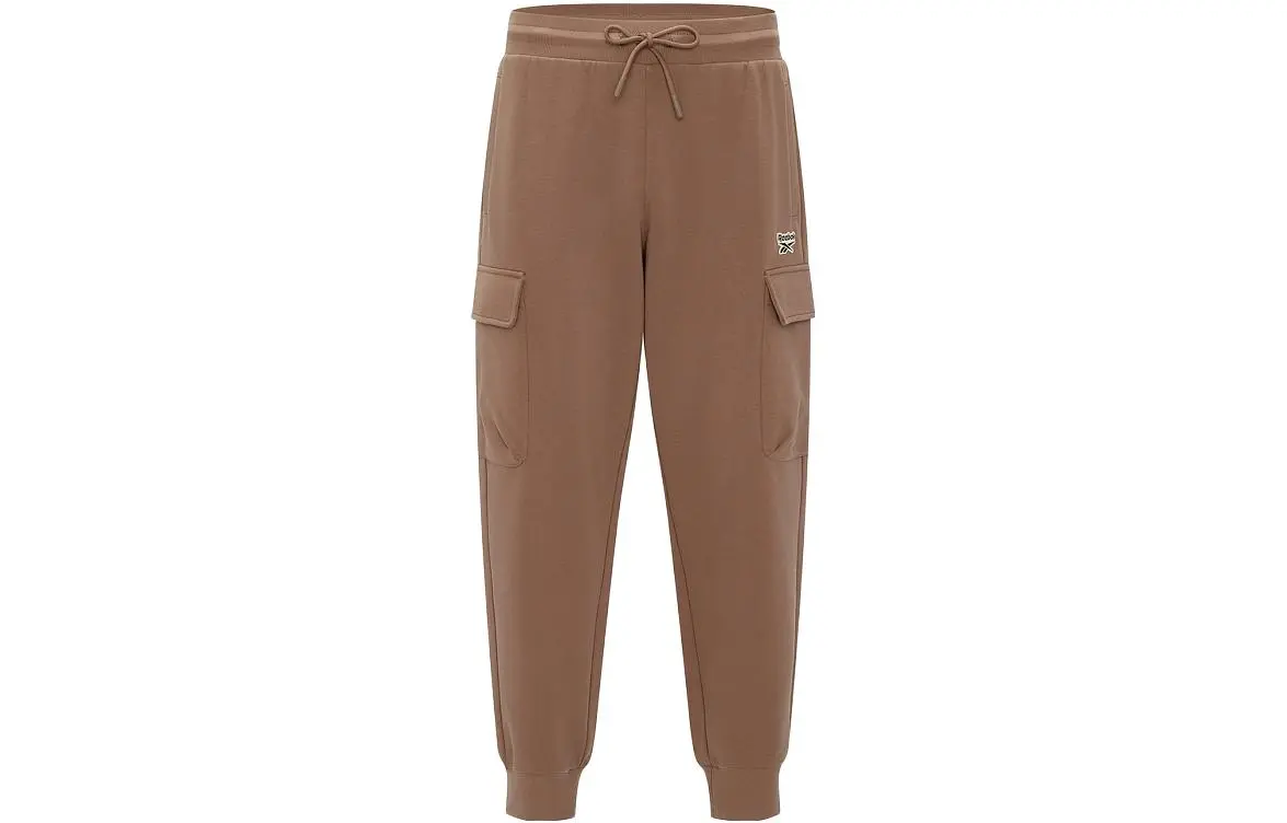 Reebok Casual Pants Unisex Red Brown Moderate Cargo Pants