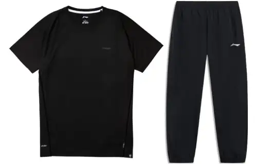 Li Ning Casual Sportswear Men's Crew Neck Moderate