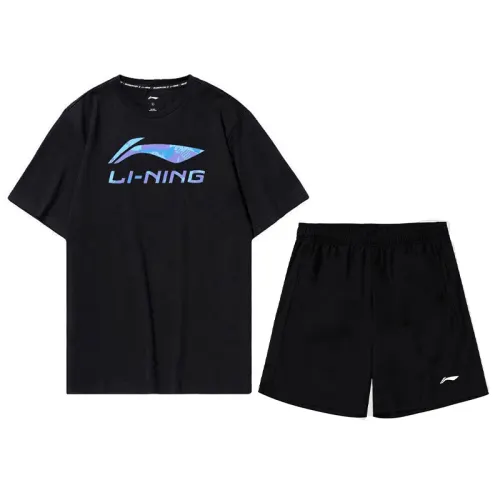 Li Ning Casual Sportswear Men's Crew Neck Moderate