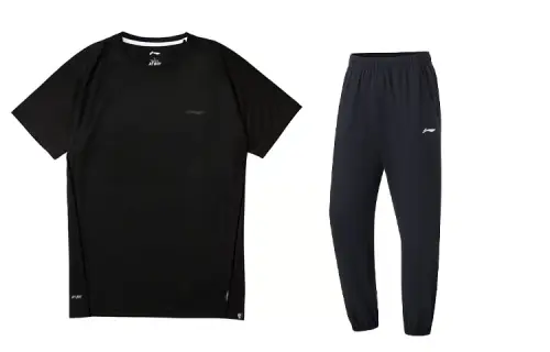Li Ning Casual Sportswear Men's Crew Neck Moderate