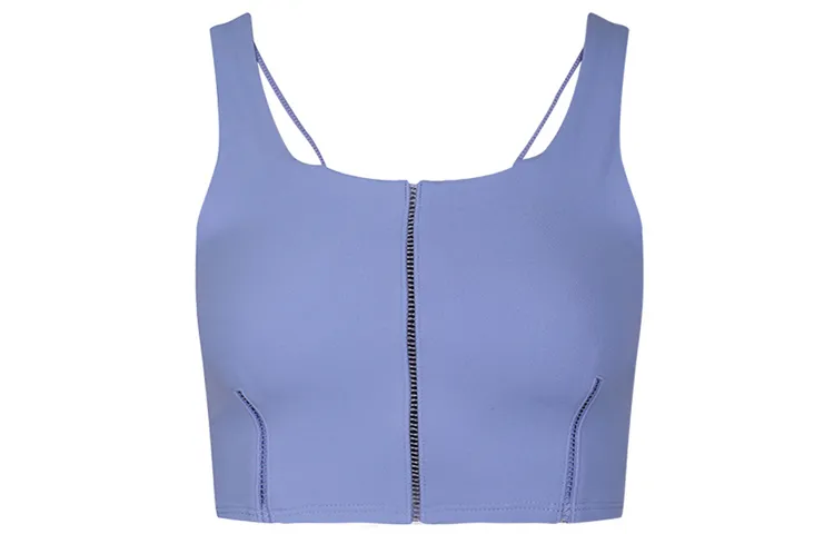 Nike Tank Tops Women's Light Cyan Asymmetrical Shoulder
