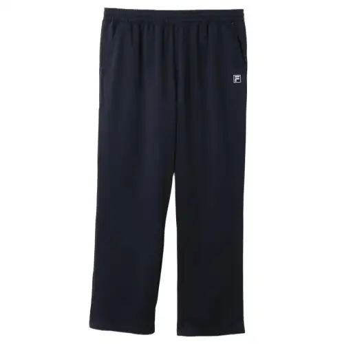 FILA Casual Pants Men's Black Moderate Straight Fit Pants