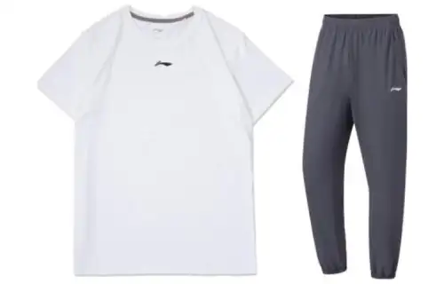 Li Ning Casual Sportswear Men's Crew Neck Moderate