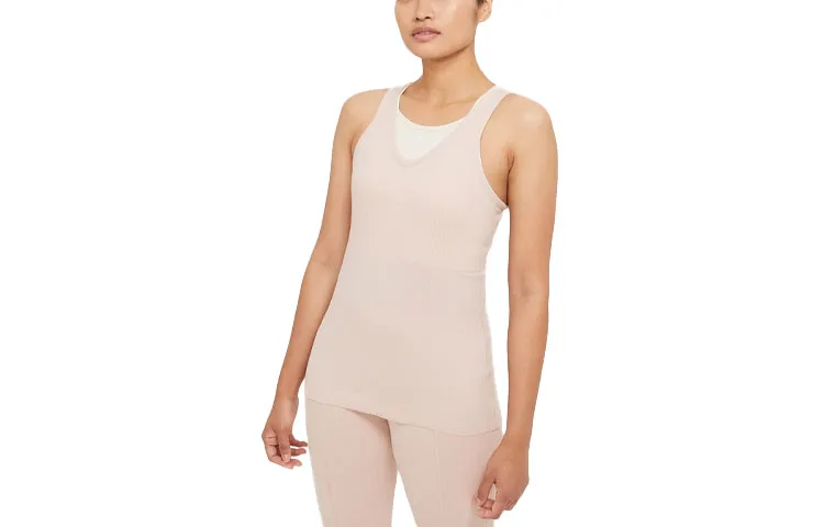 Nike Tank Tops Women's Soft Orange V-neck Moderate Other