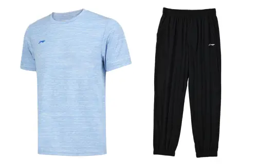 Li Ning Casual Sportswear Men's Crew Neck Moderate