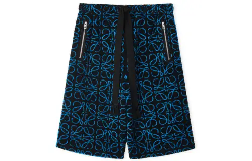 LOEWE FW22 Casual Shorts Men's Blue Black