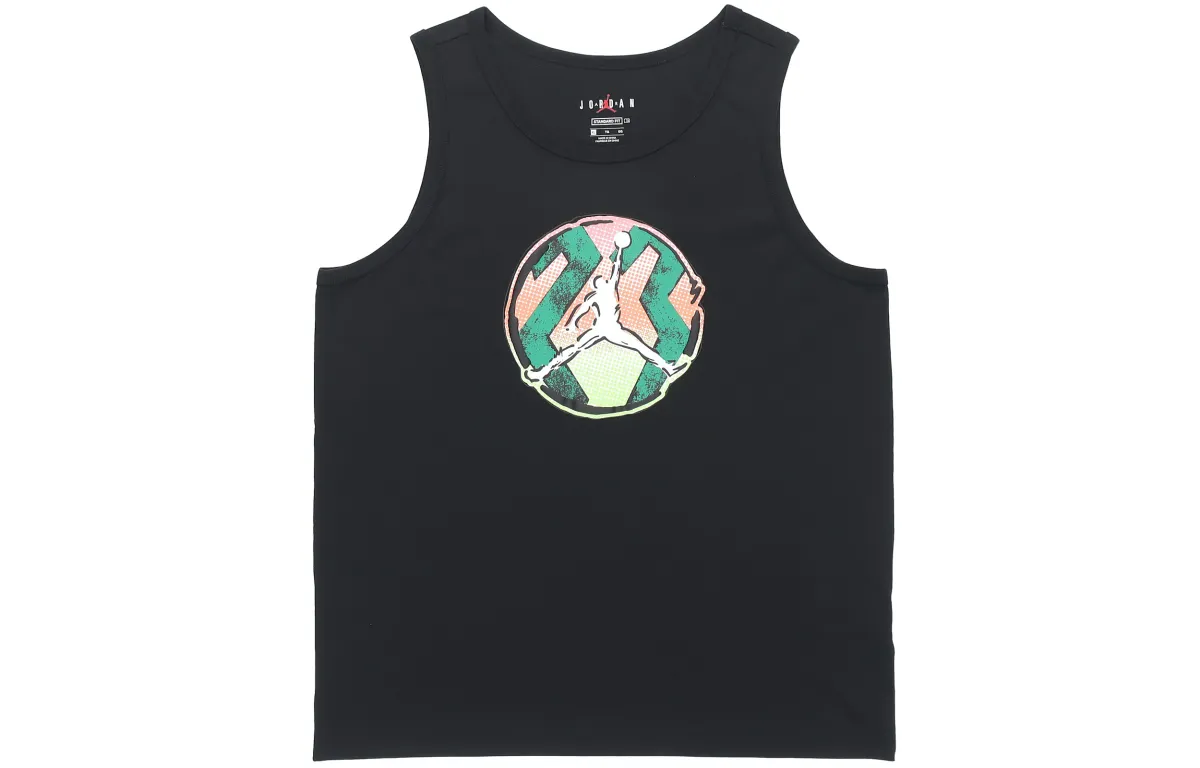 Jordan Air Sport Dna Printing Casual Sports Running Vest Black