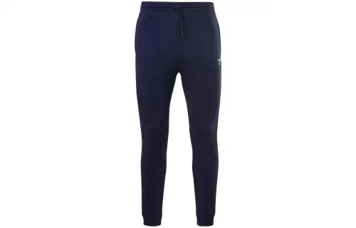 Reebok Casual Pants Men's Blue Moderate Tapered Pants