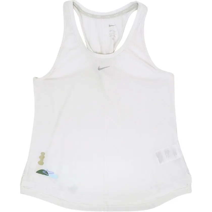 Nike Tank Tops Women's White U-neck Thin Other