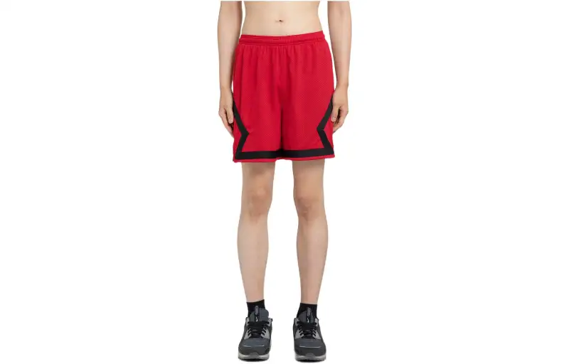 Jordan Heritage Diamond Casual Shorts Men's Red Moderate
