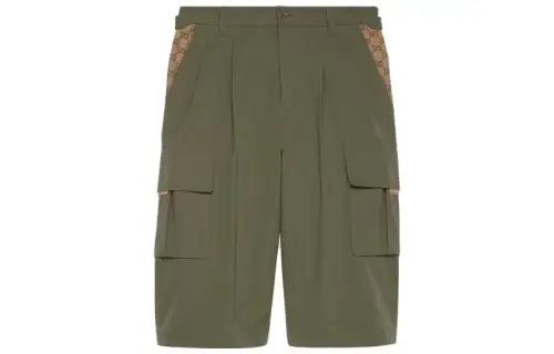 GUCCI Logo Detailed Cargo Shorts
