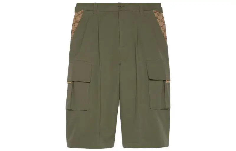 GUCCI Logo Detailed Cargo Shorts