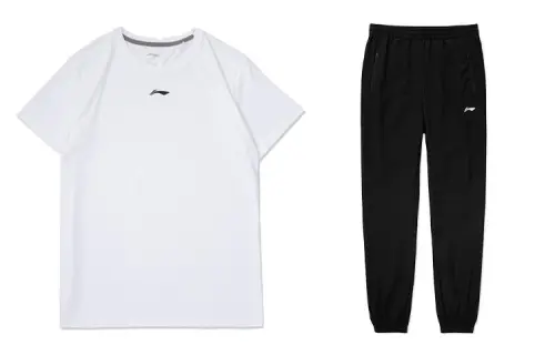 Li Ning Casual Sportswear Men's Crew Neck Moderate
