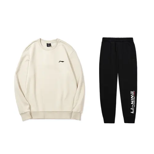 Li Ning Casual Sportswear Men's Crew Neck Moderate