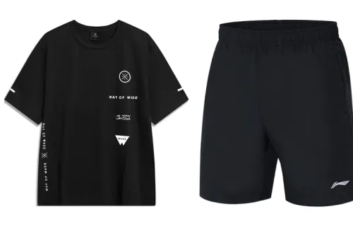Li Ning Casual Sportswear Men's Crew Neck Moderate