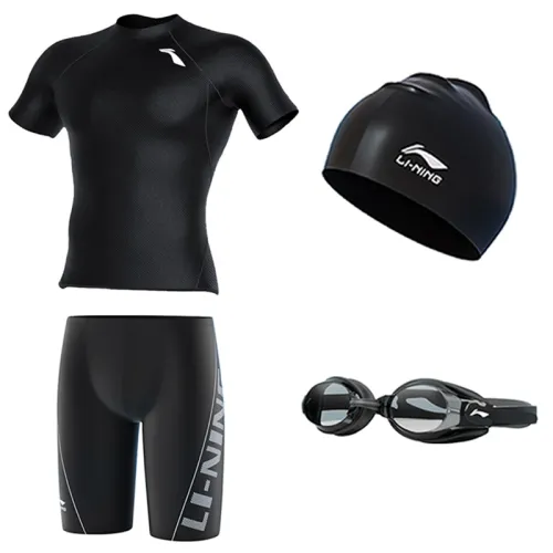 Li Ning Swimming Shorts Men's Black