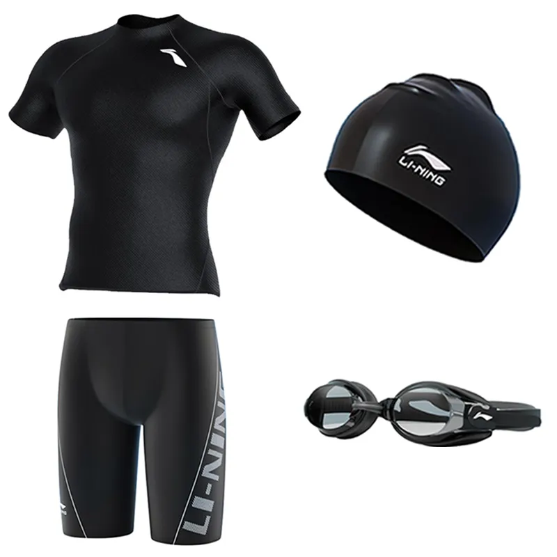 Li Ning Swimming Shorts Men's Black
