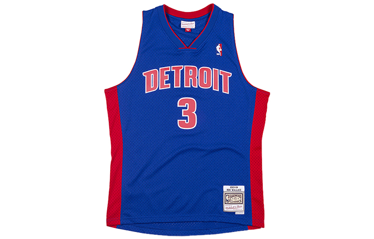 Mitchell Ness Basketball Jersey Unisex Blue