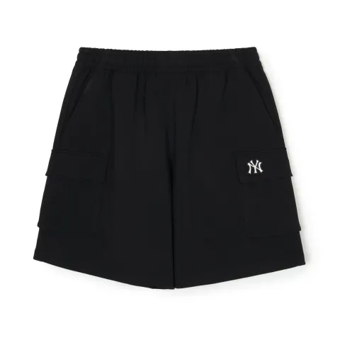 MLB New York Yankees Cargo Shorts Unisex Black Moderate