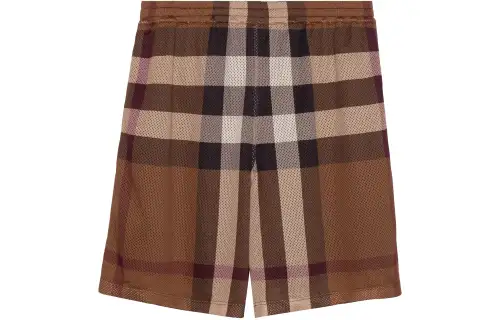 Burberry Vintage Check mesh track shorts