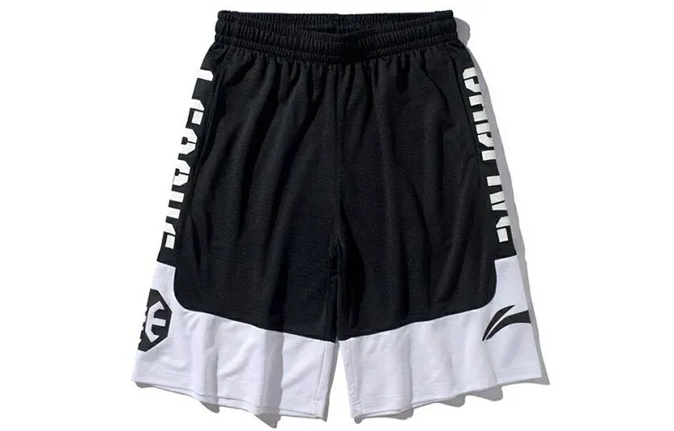 Li Ning Basketball Shorts Men's New Standard Black Moderate Other