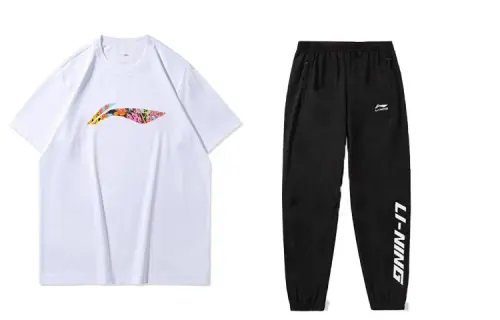 Li Ning Casual Sportswear Men's Crew Neck Moderate
