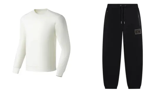 Li Ning Casual Sportswear Men's Crew Neck Moderate