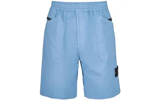 STONE ISLAND Casual Shorts Men's Light Blue Moderate