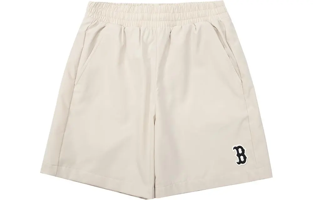 MLB Casual Shorts Unisex Cream White