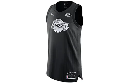 Jordan Basketball Jersey NBA Kobe Bryant All Star Edition Authentic Jersey AU Player Edition, Kobe Men's Black