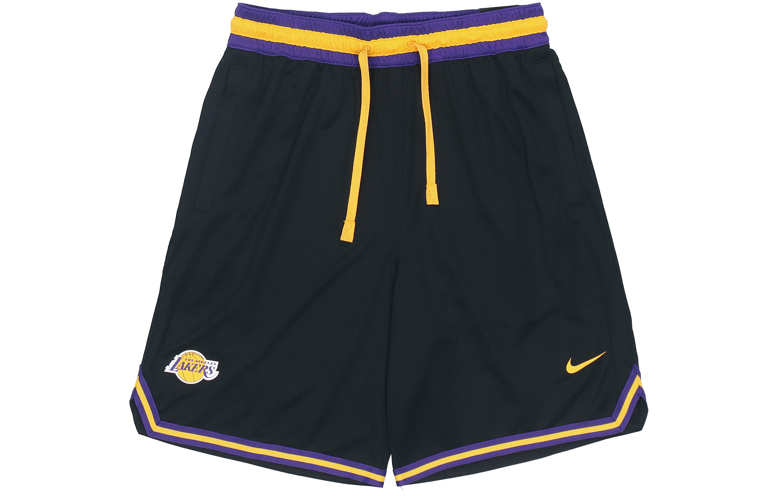 Nike Los Angeles Lakers Lakers color matching DNA elite shorts basketball pants men's black
