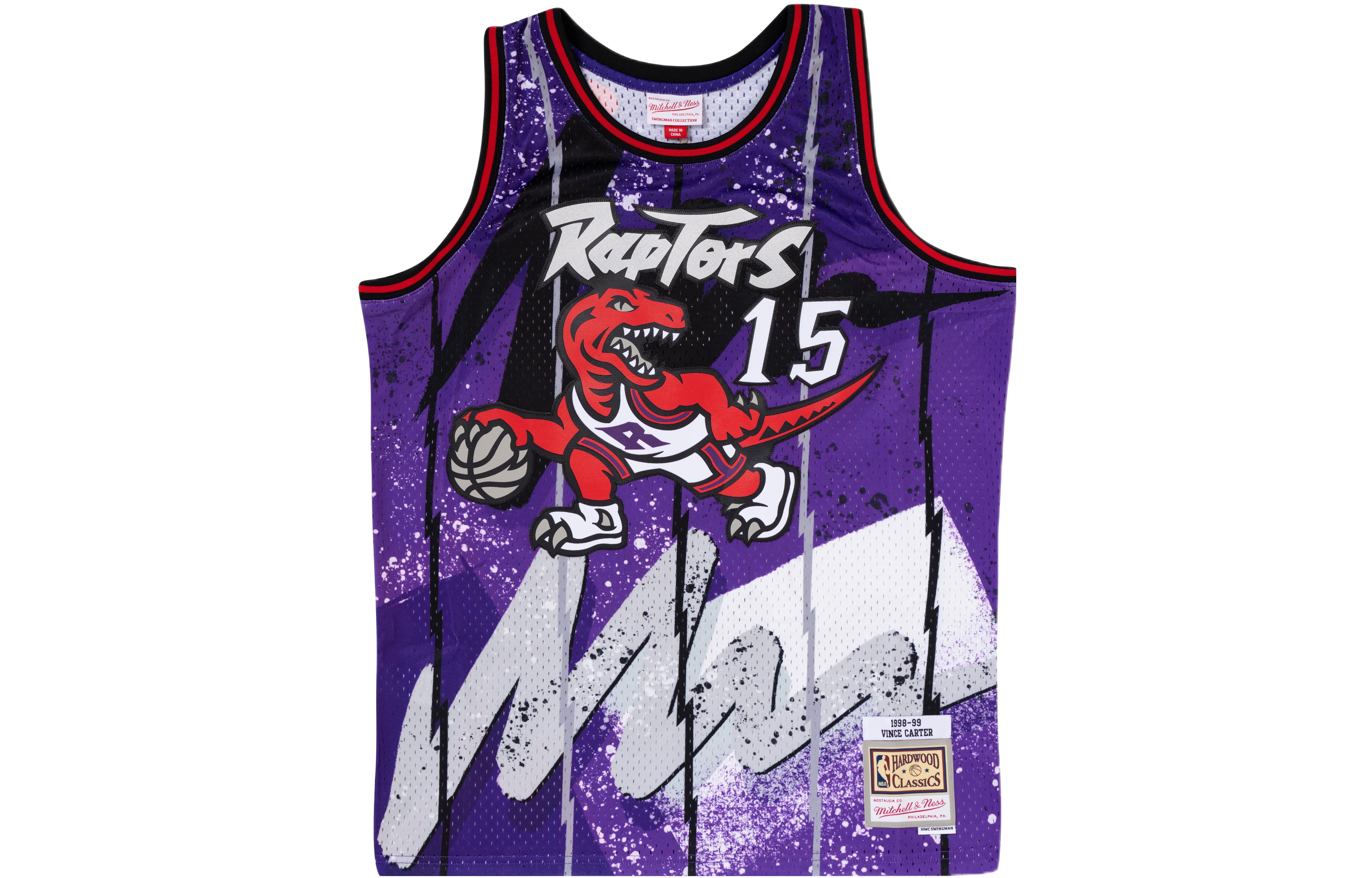Mitchell Ness «NBA Raptors 1998 Vince Carter» Hyper Hoops Swingman jersey vest top