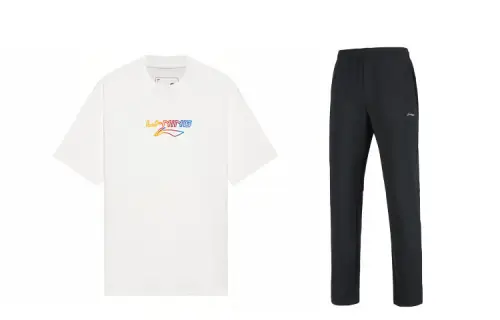 Li Ning Casual Sportswear Men's Crew Neck Moderate