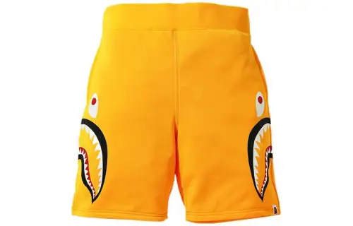 Bape A BATHING APE Neon Shark Sweat Shorts