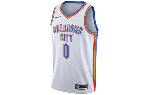 Nike NBA Breathable Loose Jersey SW Fan Edition 19-20 Season League Limited Thunder Westbrook Basketball Vest Men's Style