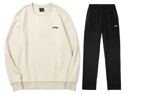 Li Ning Casual Sportswear Men's Crew Neck Moderate