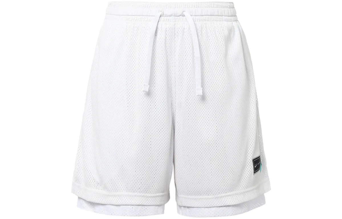 Nike Basketball Shorts Men's Light Silver Gray/White Moderate Other