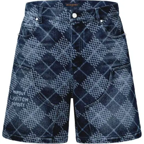 LOUIS VUITTON Denim Carpenter Shorts