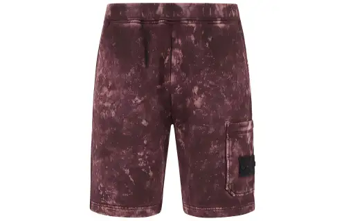 STONE ISLAND Casual Shorts Men's Red Brown Moderate