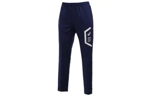 ASICS Casual Pants Men's Blue Moderate Cuffed Pants