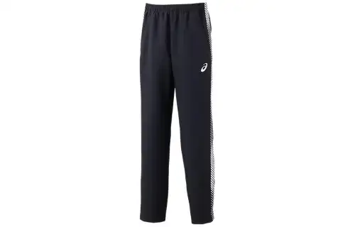 ASICS Casual Pants Men's Black Moderate Straight Fit Pants