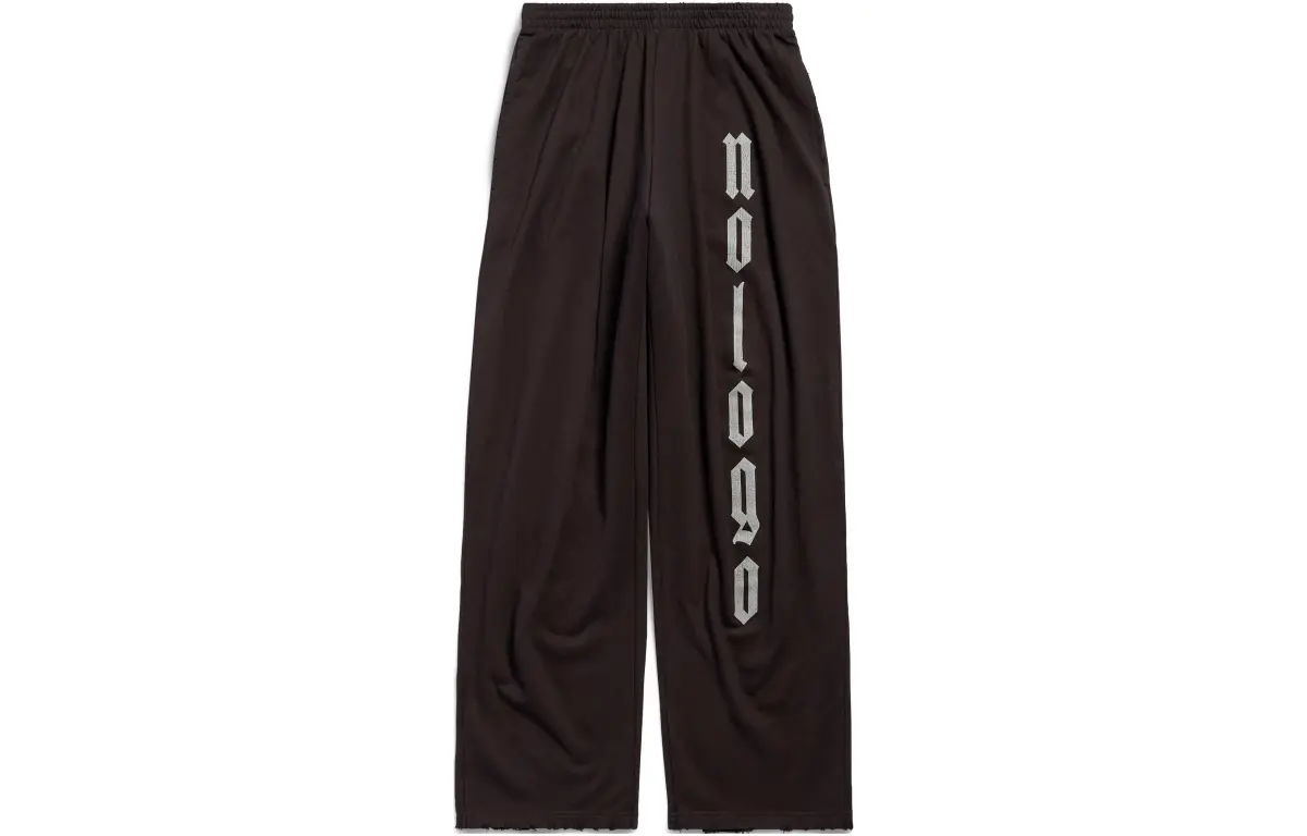 Balenciaga FW23 Casual Pants Loose Fit Unisex Coffee