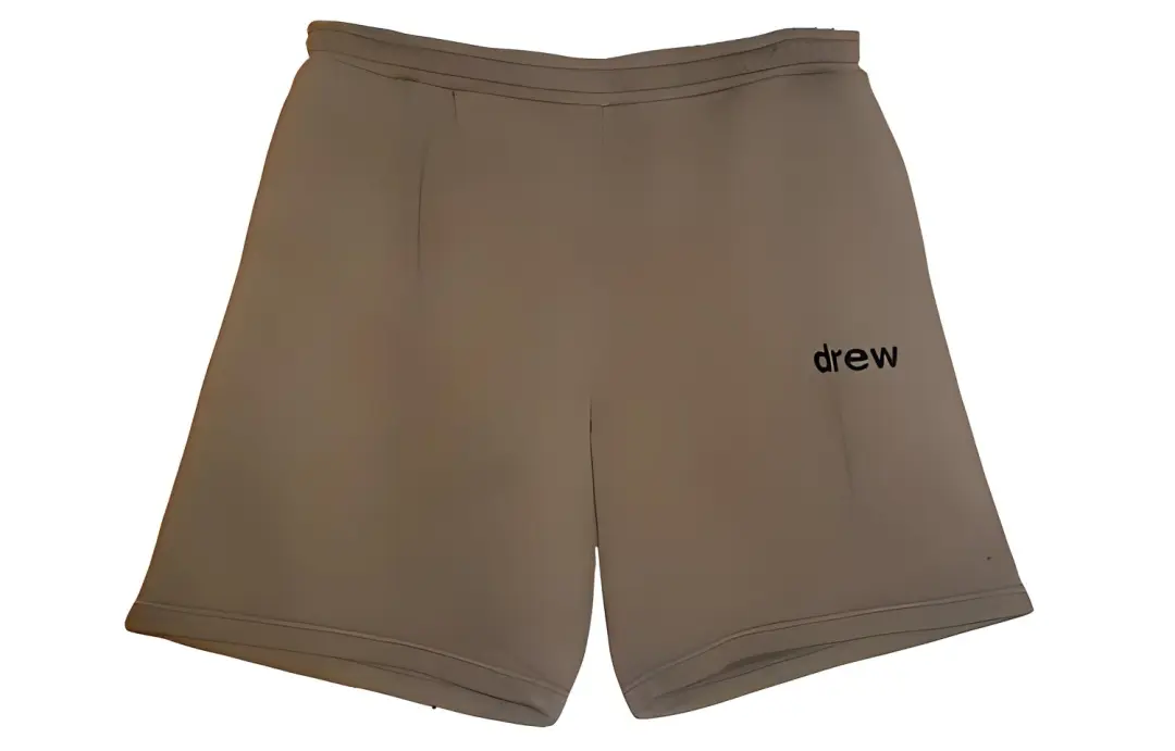 Drew house Letter Logo Series Sports Shorts Unisex Brown Moderate