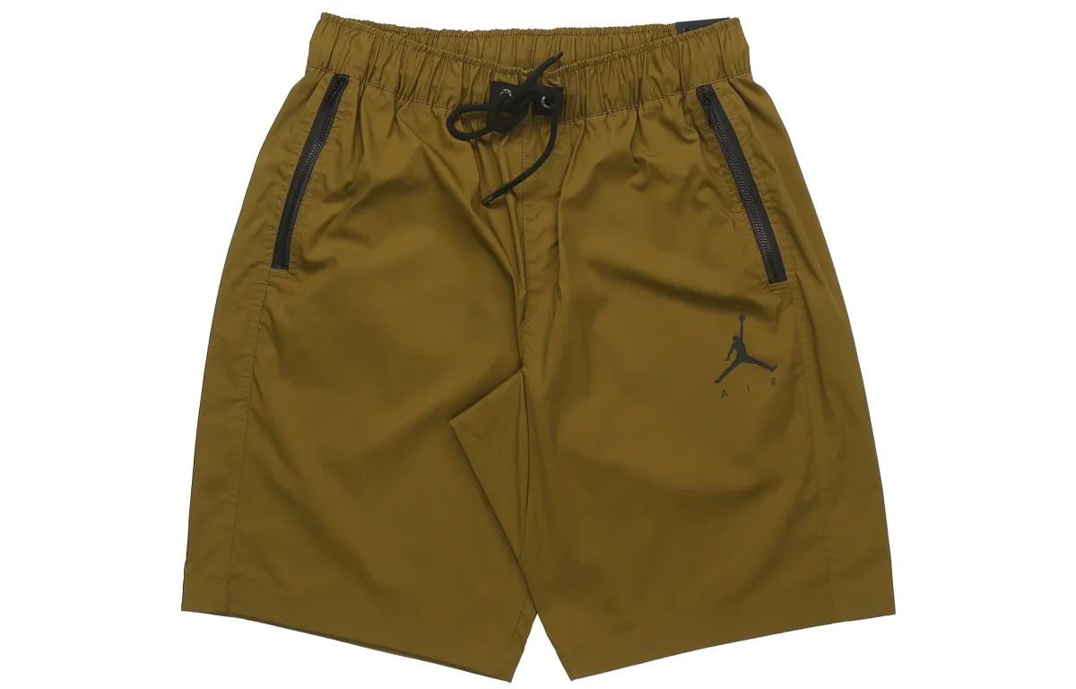 Nike Sports Shorts Men's Olive Moderate Straight Fit Pants