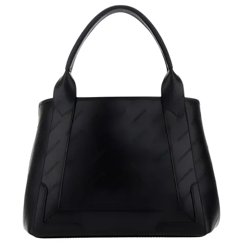 Balenciaga Allover Logo Embossed Tote Bag