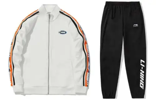 Li Ning Casual Sportswear Unisex Stand Collar Moderate