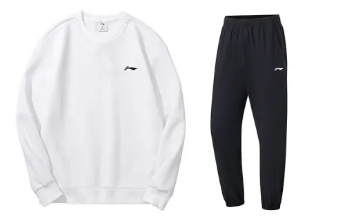 Li Ning Casual Sportswear Men's Crew Neck Moderate