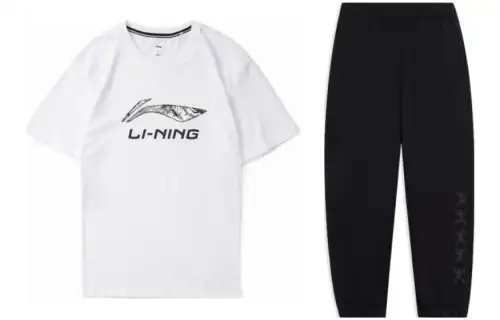 Li Ning Casual Sportswear Men's Crew Neck Moderate