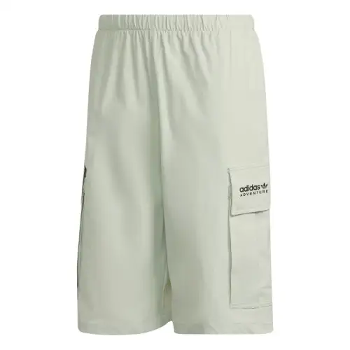 Adidas Originals Cargo Shorts Men's Linen Green