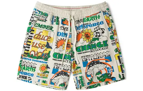 Vans ECO POSITIVITY Casual Shorts Men's Ecru